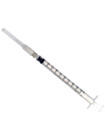 Шприц Инсулиновый однократного применения Луер Слип с иглой, 1 мл, 10 шт.