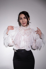 Блуза "Белый лебедь"