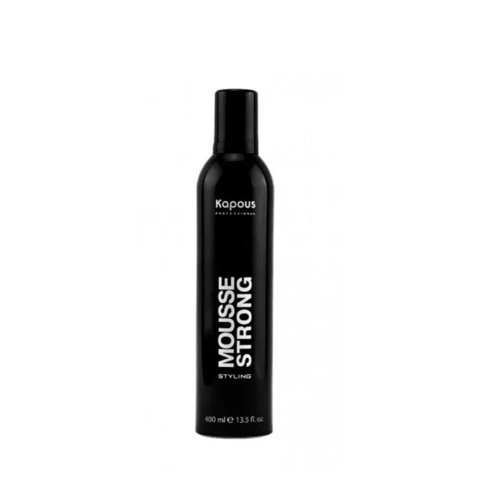 Мусс для укладки волос сильной фиксации Mousse Strong Kapous Professional, 400 мл