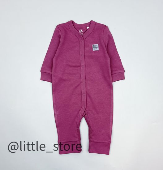 Слип хлопковый "Basic" Ягодный, открытые ножки