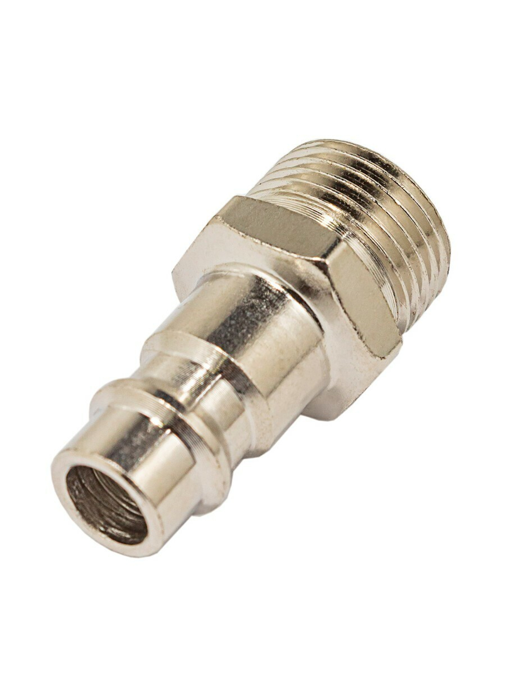 Штуцер для быстроразъема пневматического, наружная резьба 3/8'' FORCEKRAFT FK-SE2-3PM