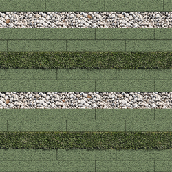 Тротуарная плитка ГАЗОННАЯ РЕШЕТКА - Гранит Зеленый