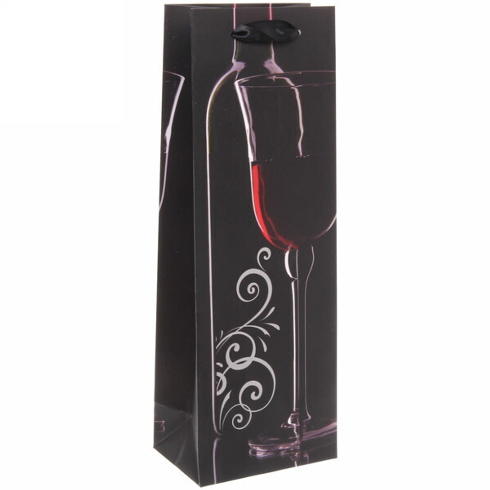 Пакет под бутылку «Красные оттенки» 36*12,5*8,5