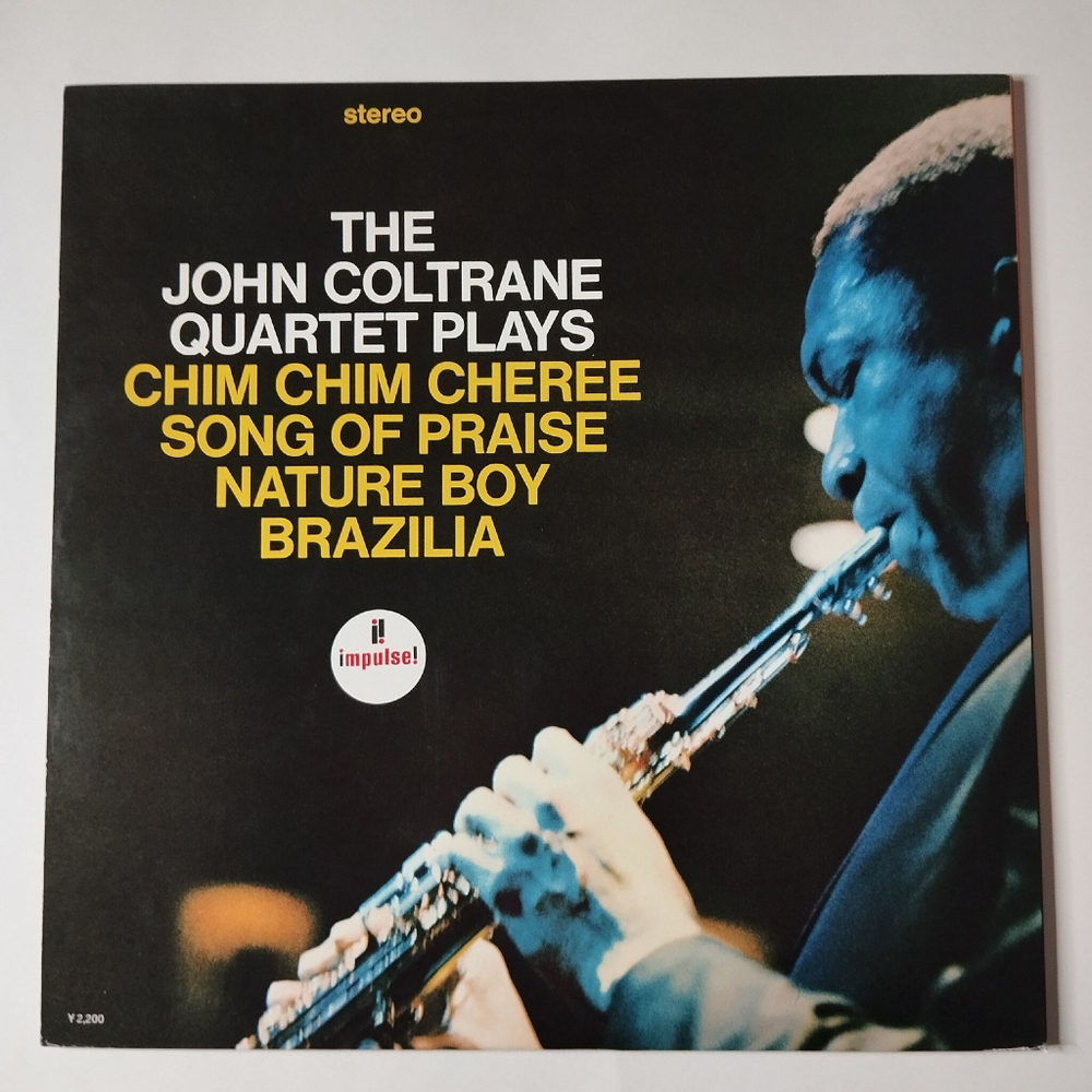Винтажная виниловая пластинка LP The John Coltrane Quartet Plays (Japan 1976) (Obi) Nature Boy