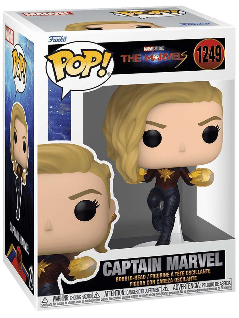 Фигурка Funko POP! Bobble Marvel The Marvels Captain Marvel (1249) 67595