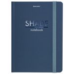 Блокнот с резинкой в клетку 96 л., А5 (145х203 мм), твердая обложка, BRAUBERG, "Shade", 113725