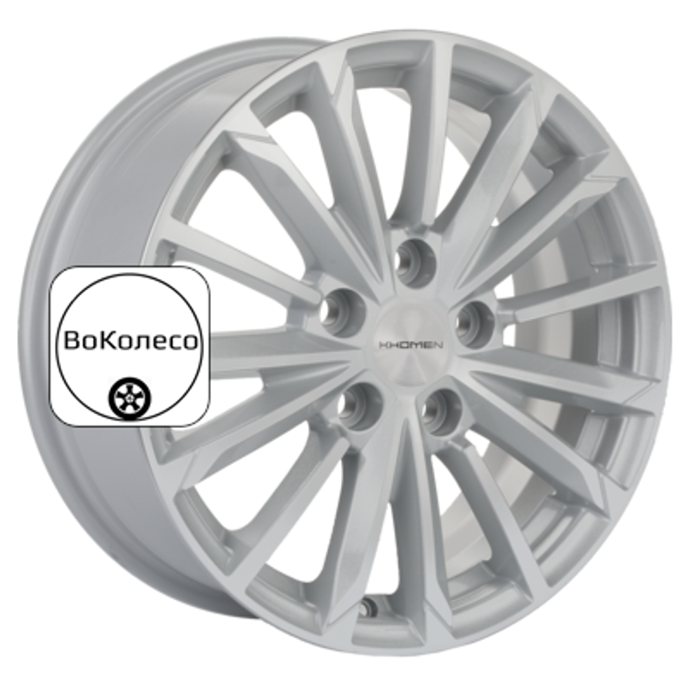 6,5x16/5x114,3 ET40 D66,1 KHW1611 (Qashqai) F-Silver Khomen Wheels