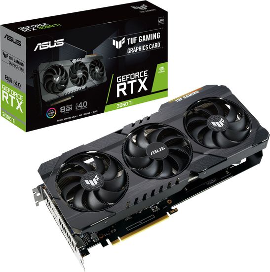 Видеокарта ASUS GeForce RTX 3060 Ti TUF Gaming V2 LHR