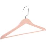 Плечики для одежды 2шт «ФРАТТО», цвет пудровый, 44*24см (Лейбл Селфи)