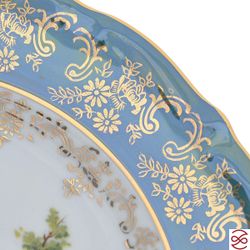 Набор тарелок Repast Охота зеленая Мария-тереза 25 см (6 шт)