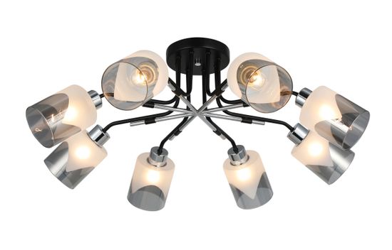 26013/8 CHROME+BLACK (1) Люстра RL