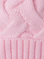 Шапка для девочки на завязках на осень