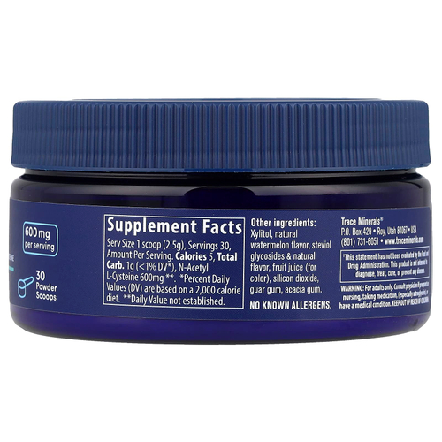 Trace, NAC в порошке, со вкусом арбуза, 75 г (2,6 унции)