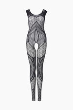 Боди-комбинезон геометрия Le Frivole черный S/L