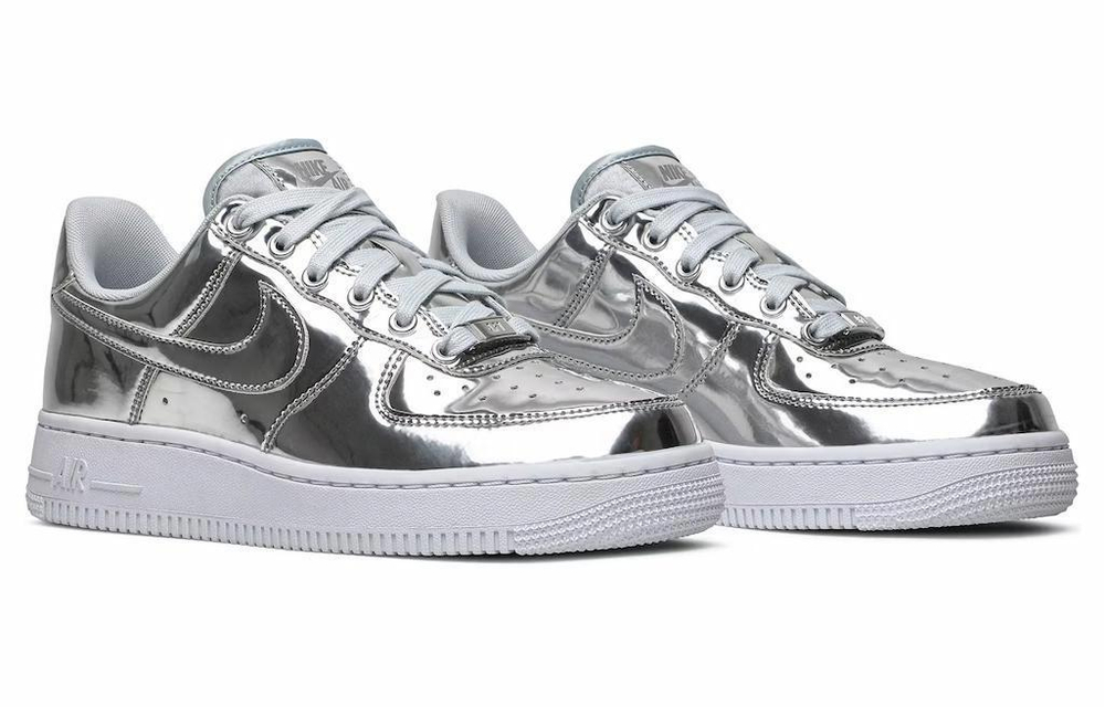 Кроссовки Nike Air Force 1 Low Liquid Metal (Женская размерная сетка)