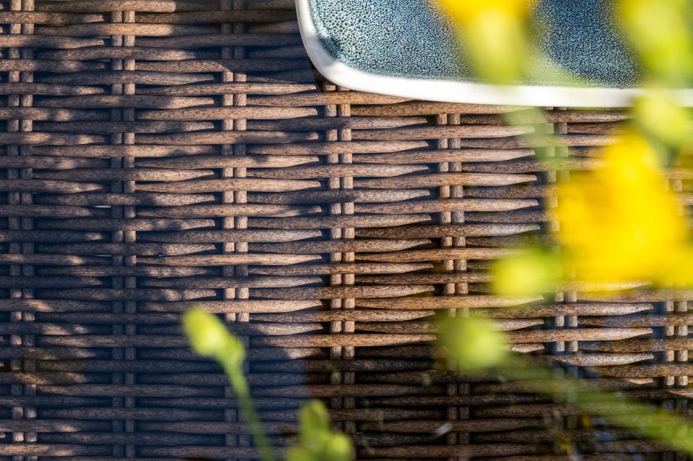 "Лунго" трансформирующаяся лаунж-зона из искусственного ротанга, цвет коричневый