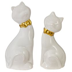 GAEM Набор из 2-х фигурок декоративных "Кот", L10 W5 H13 см
