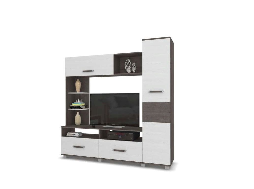 Гостиная "Виора" В78 (ясень анкор темный\ясень анкор светлый), ЛДСП, MODERN, г. Ижевск