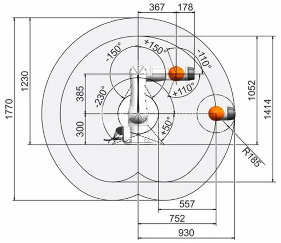 Промышленный робот LBR iisy Cobot, LBR iisy 8 R930