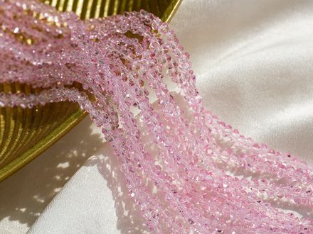 Нить бусин для украшений 4мм (ювелирное стекло)