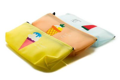 Пенал 19*7, 5*3, 5см, 4цвета микс пакет