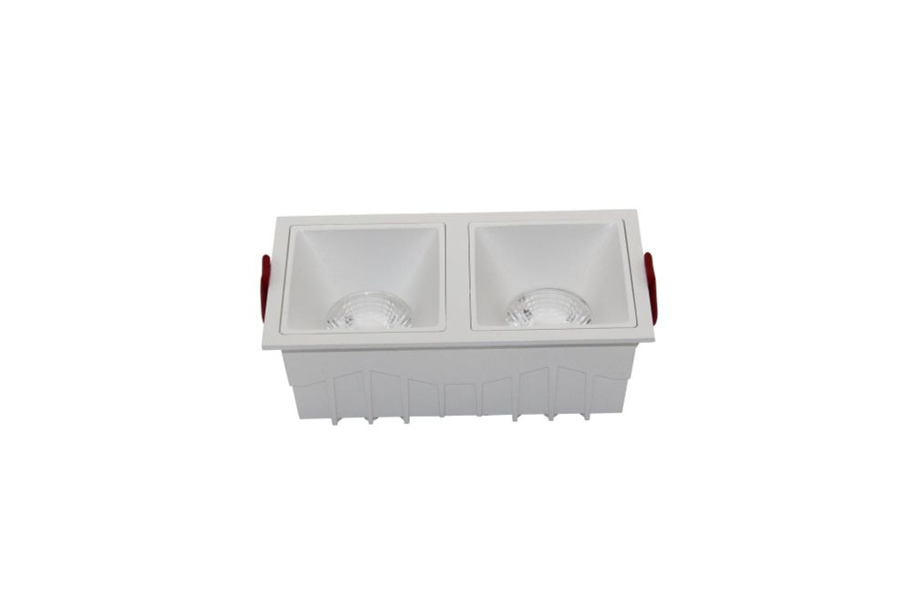 Модульный встраиваемый светодиодный светильник диммируемый Maytoni Alfa LED DL043-02-15W3K-D-SQ-W