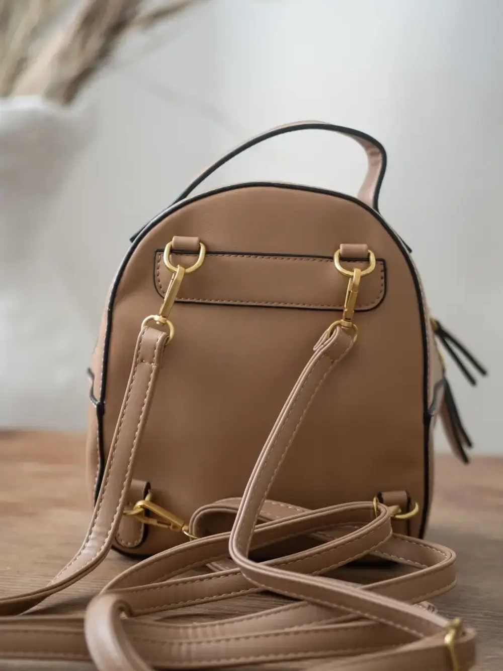 Рюкзак женский школьный для девочки подростков мамы сумка ранец городской портфель эко кожа