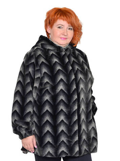 Укороченная меховая куртка Шиншилла