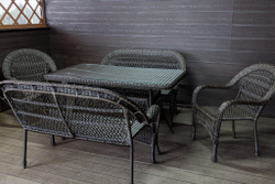 Комплект мебели из искусственного ротанга Мэдисон НЬЮ (Medison) Family Set NEW без подушек