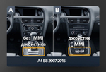 Магнитола для Audi A4 (B8), A5 (8T) 2007-2016 - Carmedia OL-3062 монитор 12.3" в стиле BMW на Android 11/12, 8+128Гб, CarPlay, 4G SIM-слот