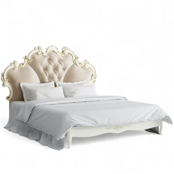 Кровать с мягким изголовьем 180*200