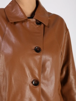 Кожаная куртка демисезонная