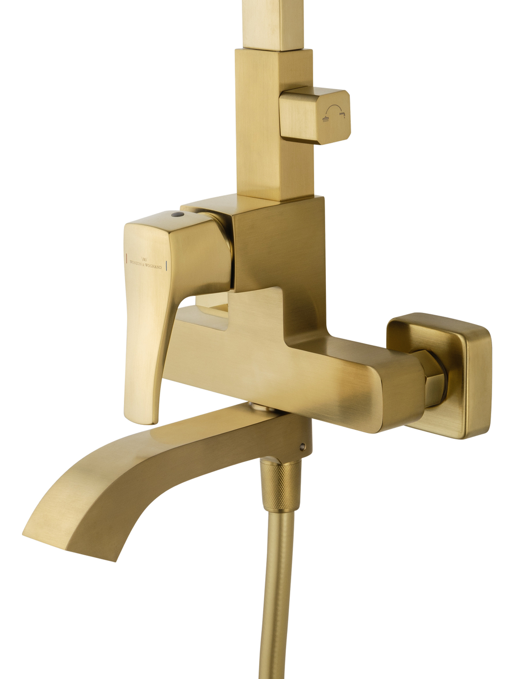 Душевая система WONZON & WOGHAND FLEX, Брашированное золото (WW-88047072-BG)