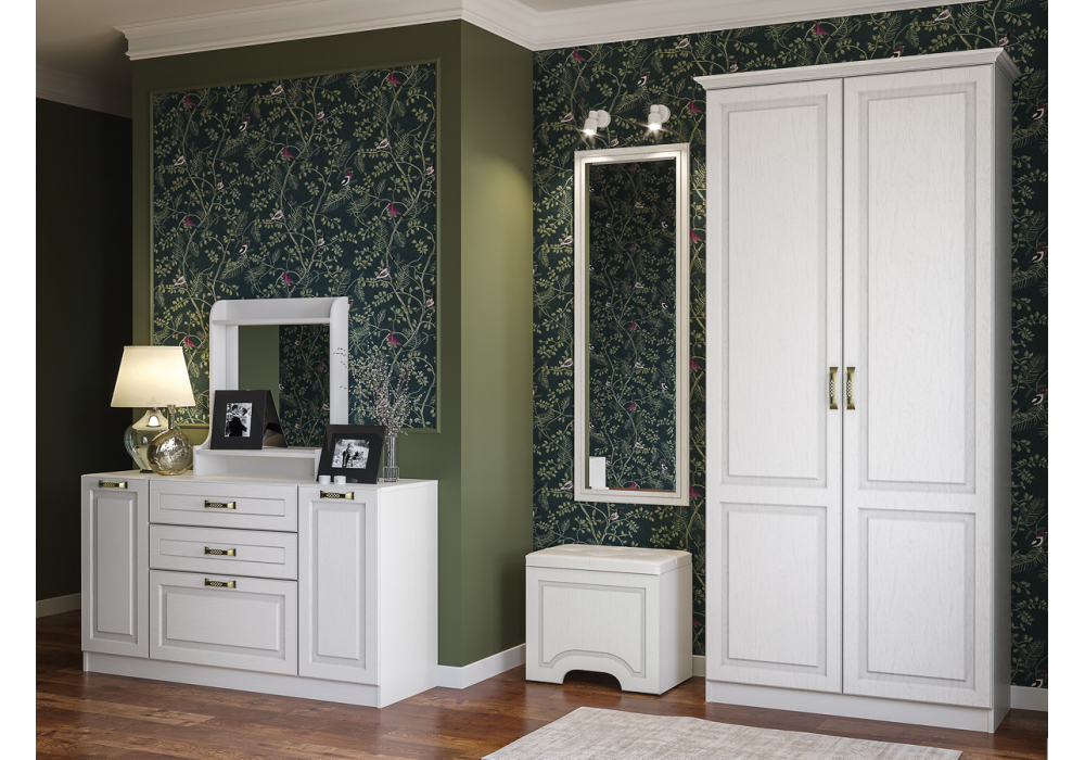 Комод Woodville Ливерпуль белый, ясень ваниль НМ-1012-100