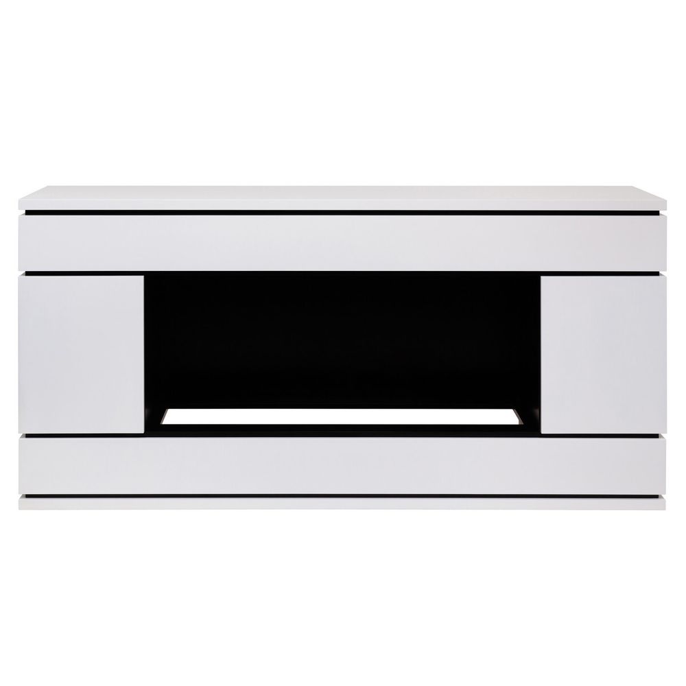 Портал каминный из МДФ RealFlame Vega WT 1000 белый, с полками