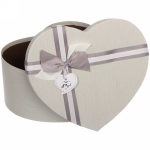 Коробка подарочная «От всего сердца», цвет серый, 23*26*13 см