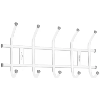 Вешалка настенная 48,5*18*6,7 (5 крючков) матовый белый ВН5/МБ