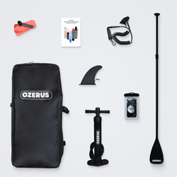 Sup board ozerus сап борд двухслойный. доска надувная 10.8' (цвет: розовый)