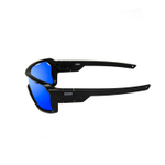 очки для виндсерфинга Chameleon Черные Зеркально-синие линзы. Вид сбоку