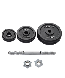 Гантель разборная чугунная в коробке DB-715, 18 кг