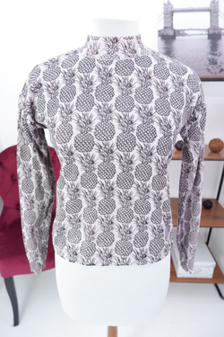 Джемпер Kira Plastinina красивый с принтом 46 размер