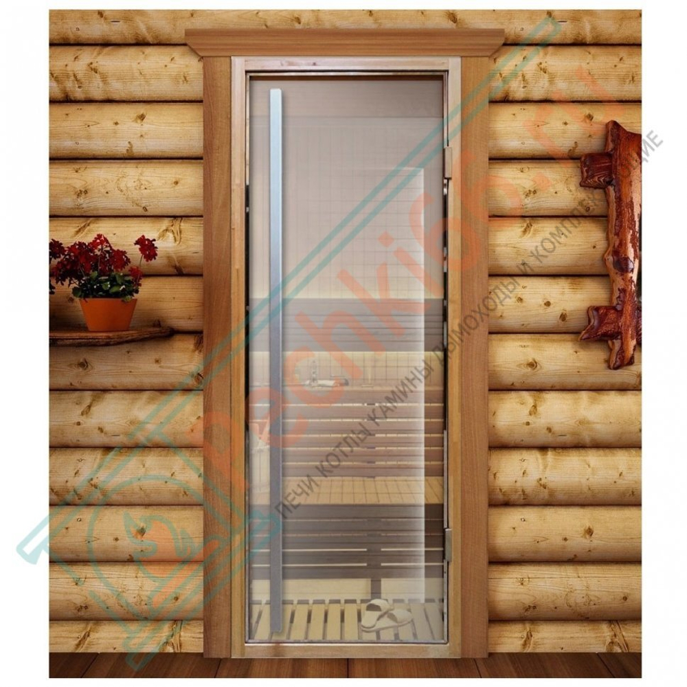 Стеклянная дверь Престиж Flash Royal прозрачная, 2000х800 (DoorWood) в Кирове