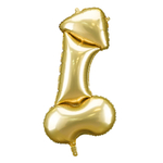 Фольгированный шар-фигура «Пи-Пи» золото/ розовое золото, 89 см