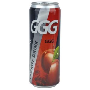 Энергетик GGG energy drink Яблоко 0,45 л/ж/б 12 ж/б/упак