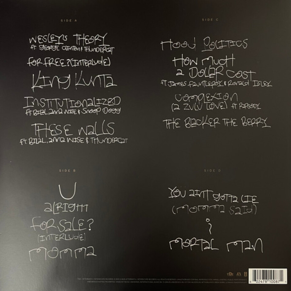 Kendrick Lamar / To Pimp A Butterfly (Limited Edition)(Coloured Vinyl)(2LP)