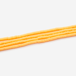 Бусины хеши, каучук, оттенок "Оранжевый", 4*1мм