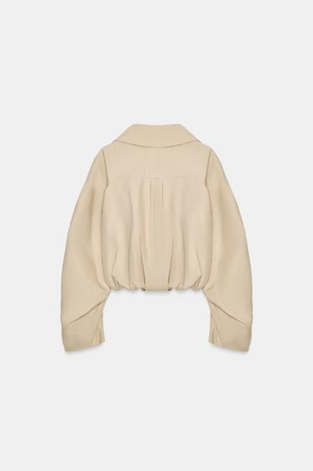 Короткий тренч с застежкой - ZARA