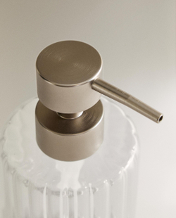 Zara Home мыльница, стекло, прозрачный