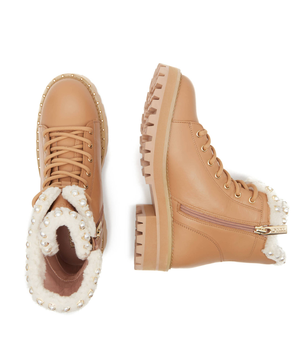 Кожаные ботильоны pink 207 Liu Jo - коричневый(SF2045 P0102)