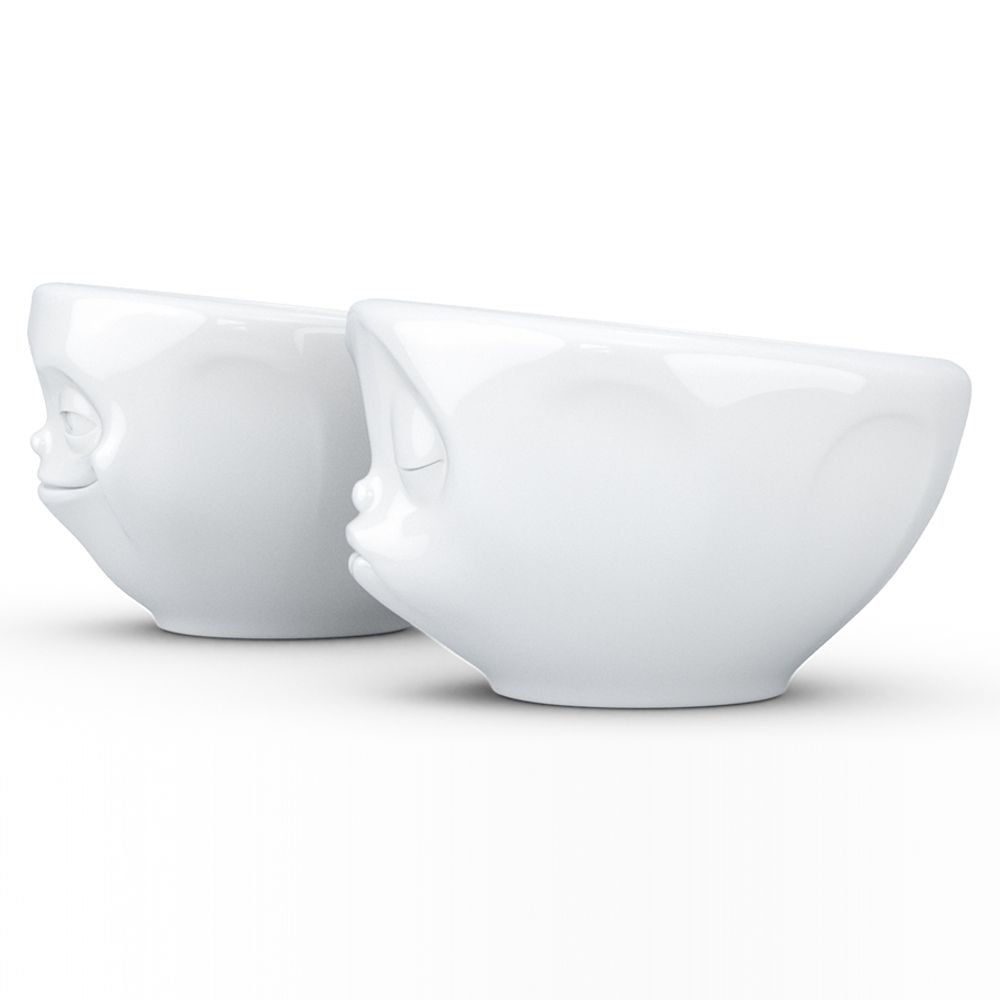 Набор чаш Grinning & Kissing, 100 мл, белый, 2 шт.